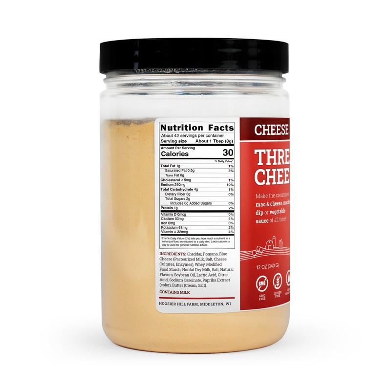 Hoosier Hill Farm Three Cheese Sauce Mix, 12oz (Pack of