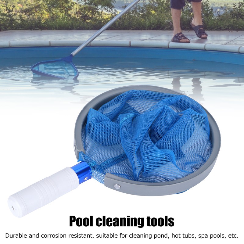 Pool Skimmer Leaf Debris Cleaning Rake Net for Swimming Pool