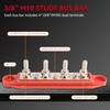 DaRui Power Distribution Block Bus Bar 3/8'' M10 Terminal Stud