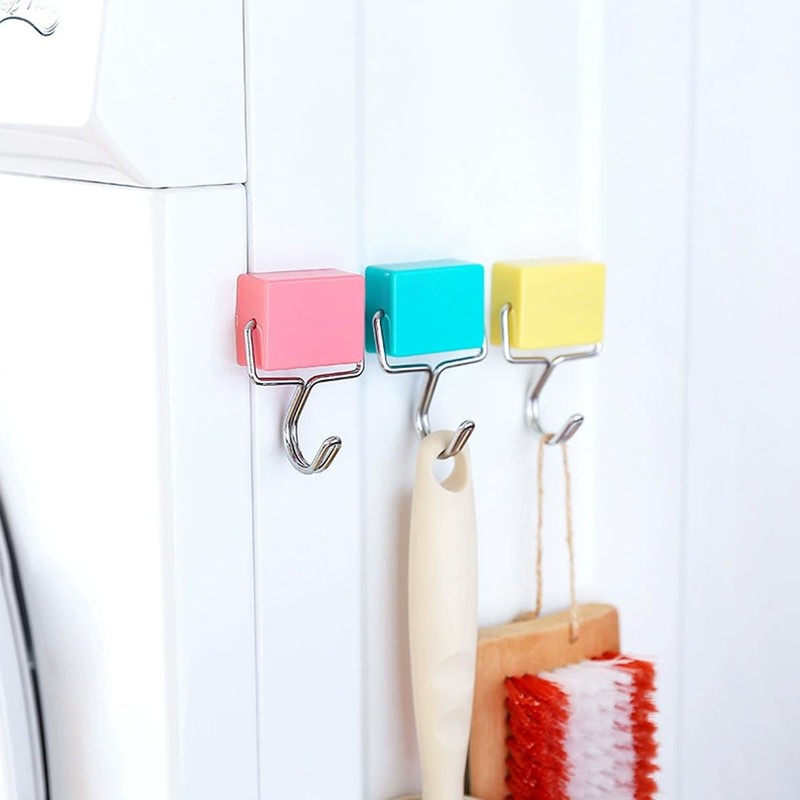 Nicear 6 Pcs Wall Hangers Multi Purpose Hooks Strong Magnetic