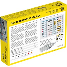 PLATZ HE80774 1/24 Car Transport Trailer Plastic Model