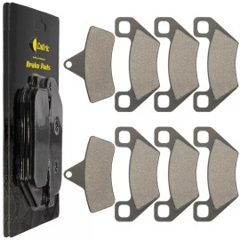 Caltric Brake Pads for Arctic Cat 650 4X4 V2 V-Twin 2004-2011 Front Rear Brakes