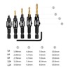WMLBK 14PCS Countersink Drill Bit Set,Wood Plug Cutter Woodworking Screw