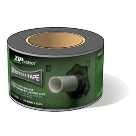 ZIP System Huber Stretch Tape | Self-Adhesive Flexible Flashing for Doors-Windows (3" x 20')