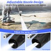 Three-in-one Adjustable Downstream Soft Wash Nozzle, M5 Twist Nozzle soft