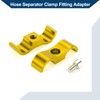 Hihaha Schlauch-Separator-Klemmfitting-Adapter/Rohrleitungsschlauchlinienseparator-Klemmwerkzeug AN6 14mm 4 Stück Goldton