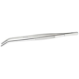 Winco 10" Heavy-Duty Plating/Tweezer Tong, Curved