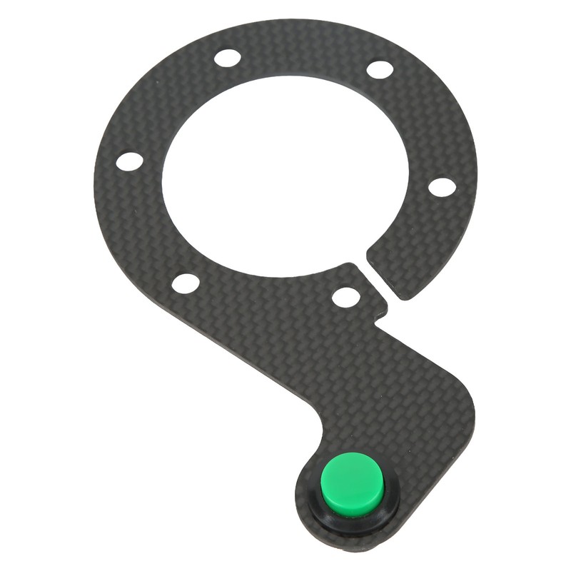 Steering Wheel Horn Button 6 Hole Carbon Fiber Comfortable Touch