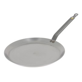 de Buyer - Mineral B Carbon Steel Crepe & Tortilla Pan - Naturally Nonstick - Oven-Safe - Induction-ready - 12"