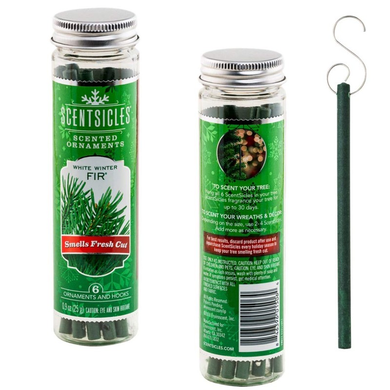 Scentsicles White Winter Fir, 6 Sticks/Bottle (Pack of 3 Bottles)