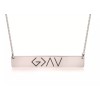 Unbranded GOD IS GREATER THAN HIGHS & LOWS NECKLACE: STERLING