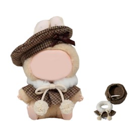 Satakara Doll Clothes Set for 17cm Dolls - Princess Dress Outfits with Bonnet/Bow Hair Accessories, Cute Clothes for Display & Photography (STK05)