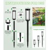 BITPOTT Bright Solar Pathway Lights, 4 Pack Solar Lights Outdoor