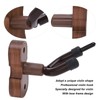 Violin Shaped Wall Mount Black Walnut Wood Colour Violins Hook