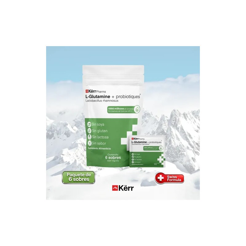 6-pack L-glutamine Probiotiques, Krr Pharma