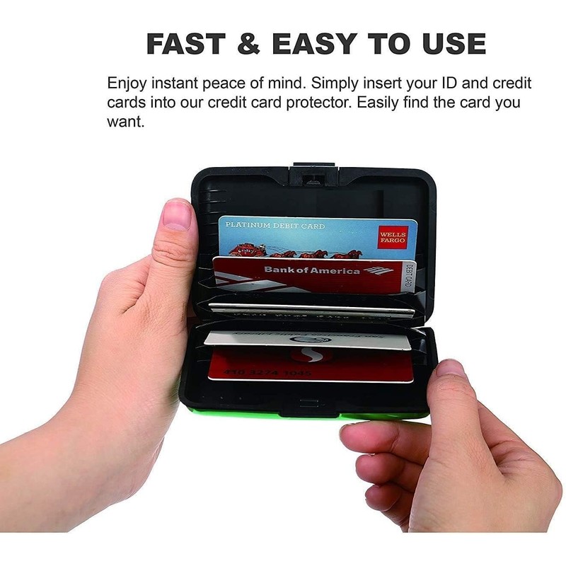 IMAGILIVSPAS RFID Blocking Credit Card Protector Aluminum ID Case Hard