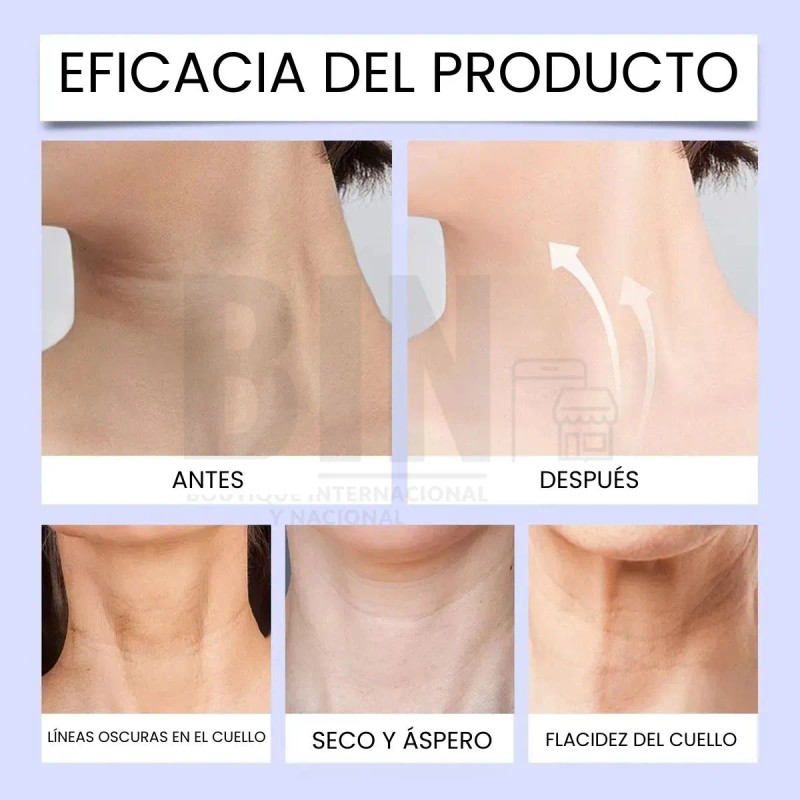 Crema Cuello Y Escote Reafirmante Levanta, Acido H + Cafeína