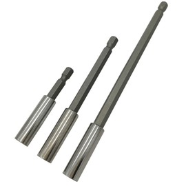 Magnetic Bit Holder 150 mm 1/4 Inch Extension for Cordless Screwdrivers Pack of 5