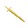 Honbay 1PCS Gold Sword-Shaped Letter Opener Knife Letter Opening Tool