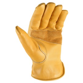 Wells Lamont Women's Leather Work Gloves, Durable Leather Gardening Gloves, Medium (1124VM)