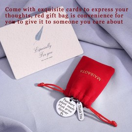 MAIBAOTA Appreciation Gifts for Teacher from Student, Thank You Teacher Gifts, Teacher Keychain, Christmas Birthday Teacher Day Gifts for Teacher