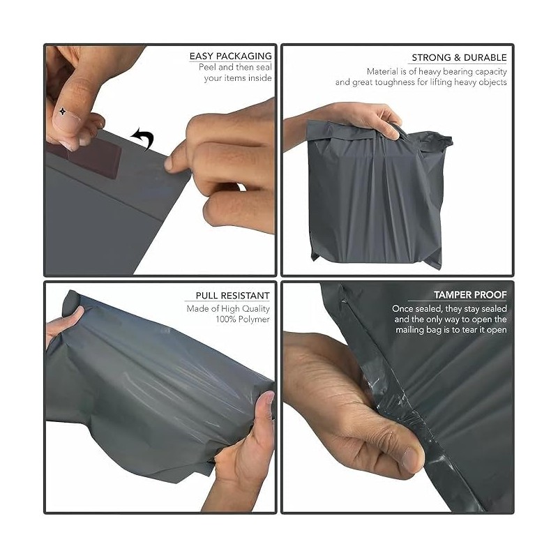 AMD Nexus Grey Flexible Lightweight Tear Proof Postal Mailing Bags
