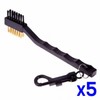 Keychain Golf Club Cleaning Brush - 5 Pack Floor Cleaning Brush