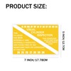 Generic Scuba Tank Visual Inspection Sticker 5×7 Inch Scuba Visual