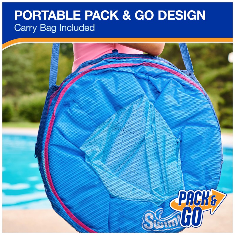 SwimWays Spring Float Premium Hammock Pool Lounger, Inflatable Pool Floats