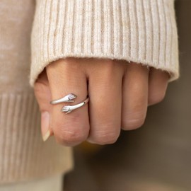 Roe Dolph Christmas Holiday Ring for Women, Christmas Outfit Accessories, Stocking Stuffer Gift, Event-ready Sparkle