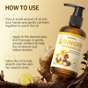 Ginger Oil,Ginger Massage Oil with Arnica for Lymphatic Drainage, Belly