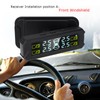 ROWCES Tire Pressure Monitoring System, Solar Power TPMS, 5 Alarm