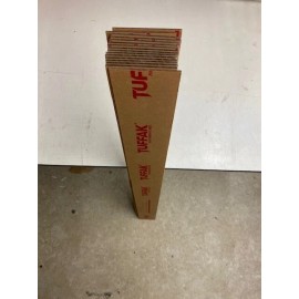 Tuffak Lot of 5pcs-Clear Polycarbonate sheet 1/8" thick 3.725" wide x 48" long.