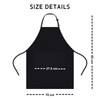 Auronna Pack Of 2 Kitchen Aprons (White, 2 Pack)