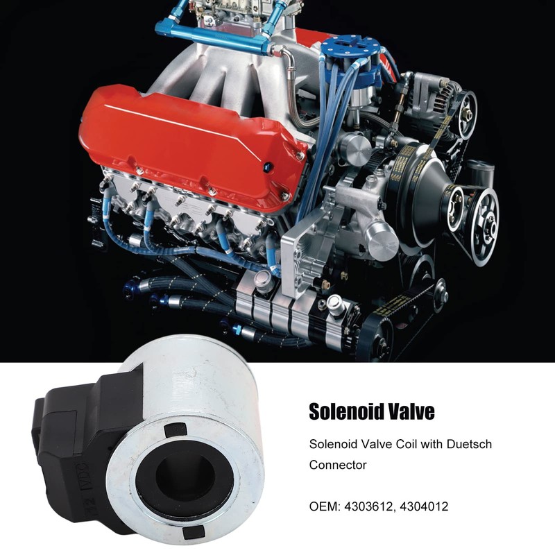 12V Solenoid Valve Coil, 4303612 Solenoid Valve with German Connection