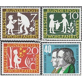 FRD (FR.Germany) 322-325 (complete.issue) unmounted mint/never hinged ** MNH 1959 Grimm Fairytale - sterntaler (Stamps for collectors) Fairy tales/myths/legends