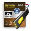 Commercial Lighting Technologies CLT Compact Multi-Mode Pocket LED Flashlight, Rechargeable