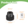 sourcing map Steel 32P Gear Set with Gear Adapter 17T