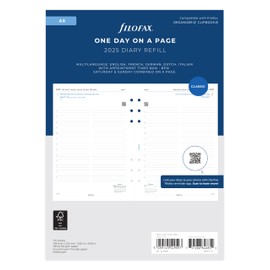 A5 Day per page 5 language appointments 2025