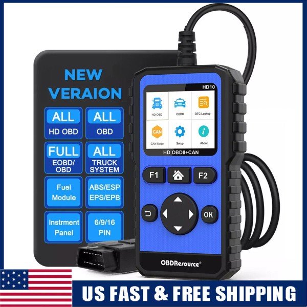 OBDResource All System Diesel Heavy Duty Truck Scanner Diagnostic Scan