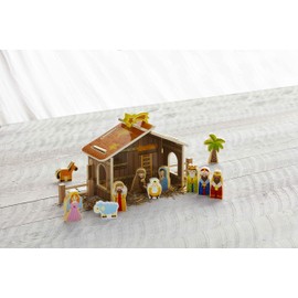 Mud Pie Nativity Set, Wood