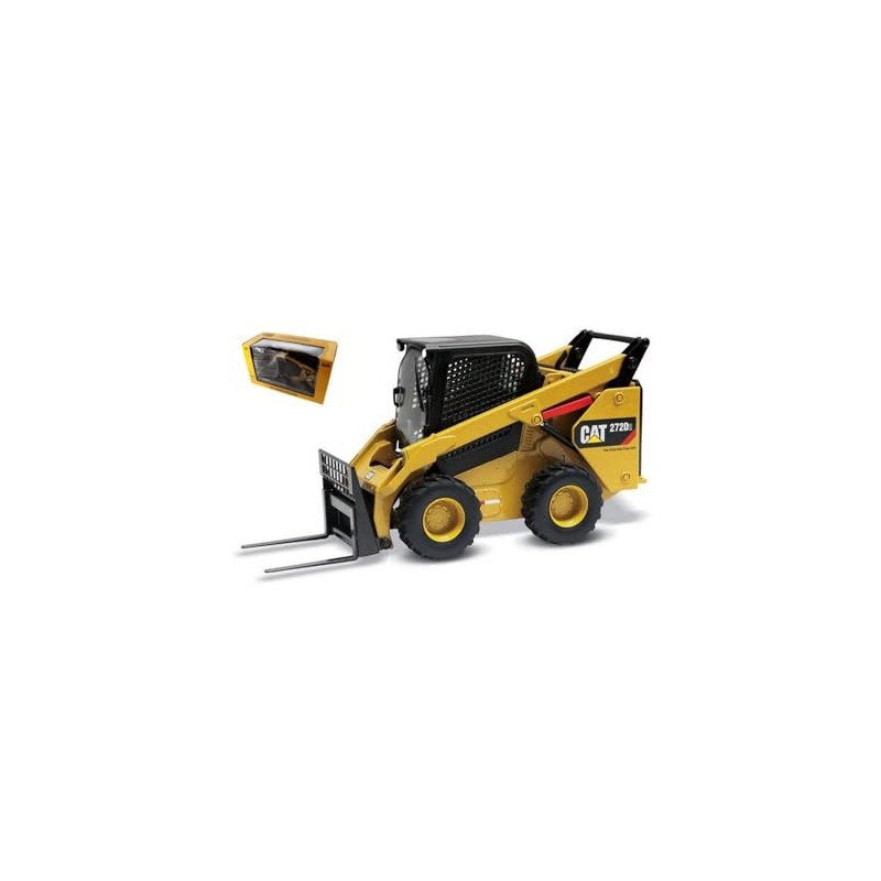Diecast Masters Scale Model Compatible with CAT 272D2 Skid Steer