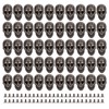50sets Skull Rivets Single 25x16mm DIY Ghost Head Punk Style