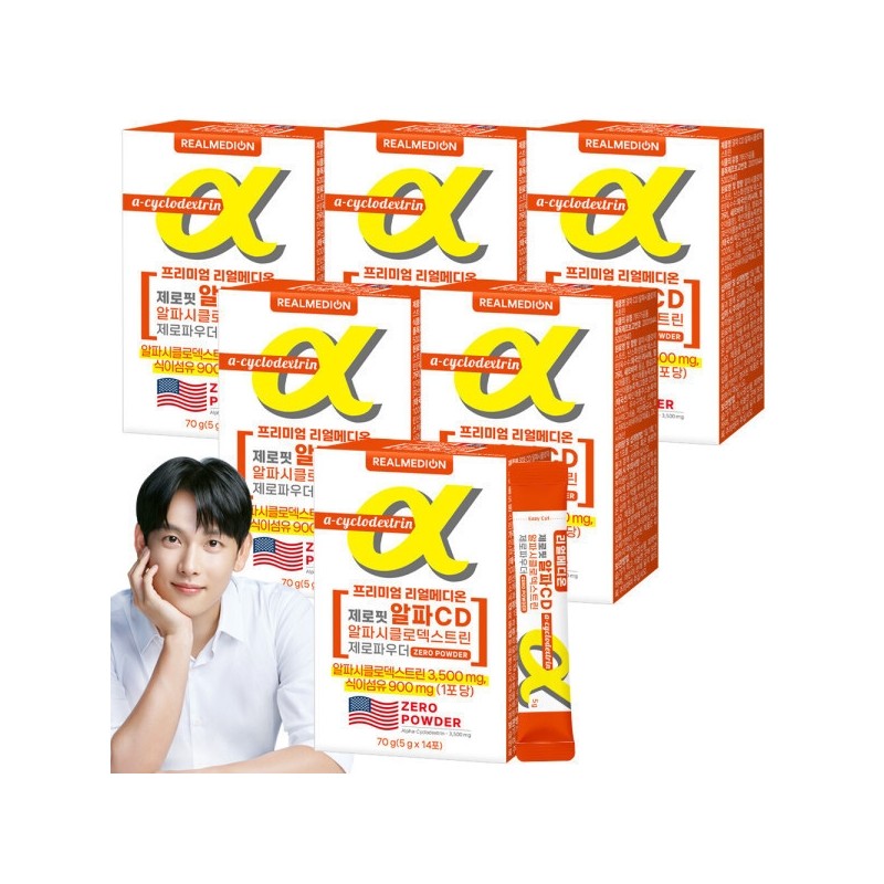 Zero Fit Alpha CD Alpha Cyclodextrin Total 6 Boxes Zero