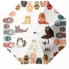 WSZYNDF Kawaii Cute Cat Small Travel Automatic Folding Umbrella for