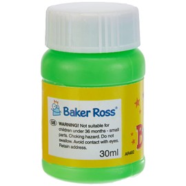 Baker Ross AR482 Mini Blow, Solution and Bubble Wand Perfect for Party Bags Fillers or Small Gifts for Kids (Pack of 8 x 30 ml), Assorted
