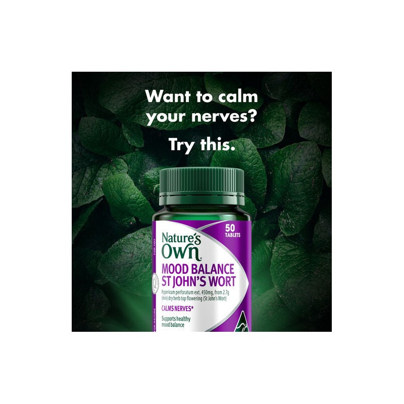 Nature's Own Mood Balance St John's Wort 50 Tablets