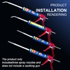 HAMUULL caulking extension nozzle Caulking Nozzle for Caulking Gun Long