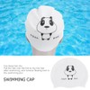 2Pcs Silicone Swimming Cap Hat Cartoon Cute Universal Type for