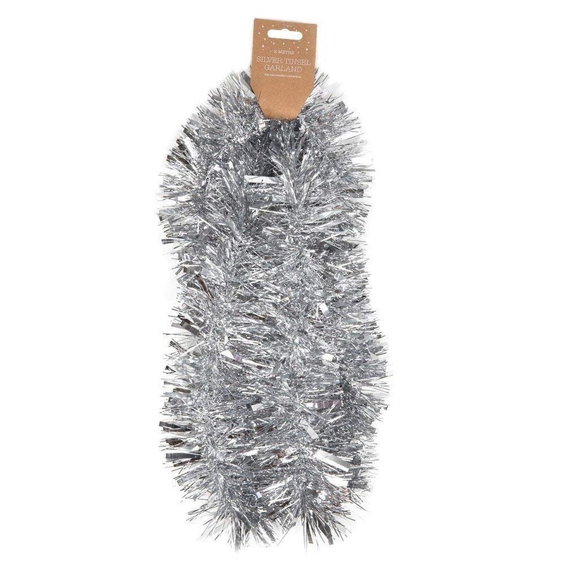 Aminori 10 Metre (5 x 2m) Festive Christmas Tinsel Garland